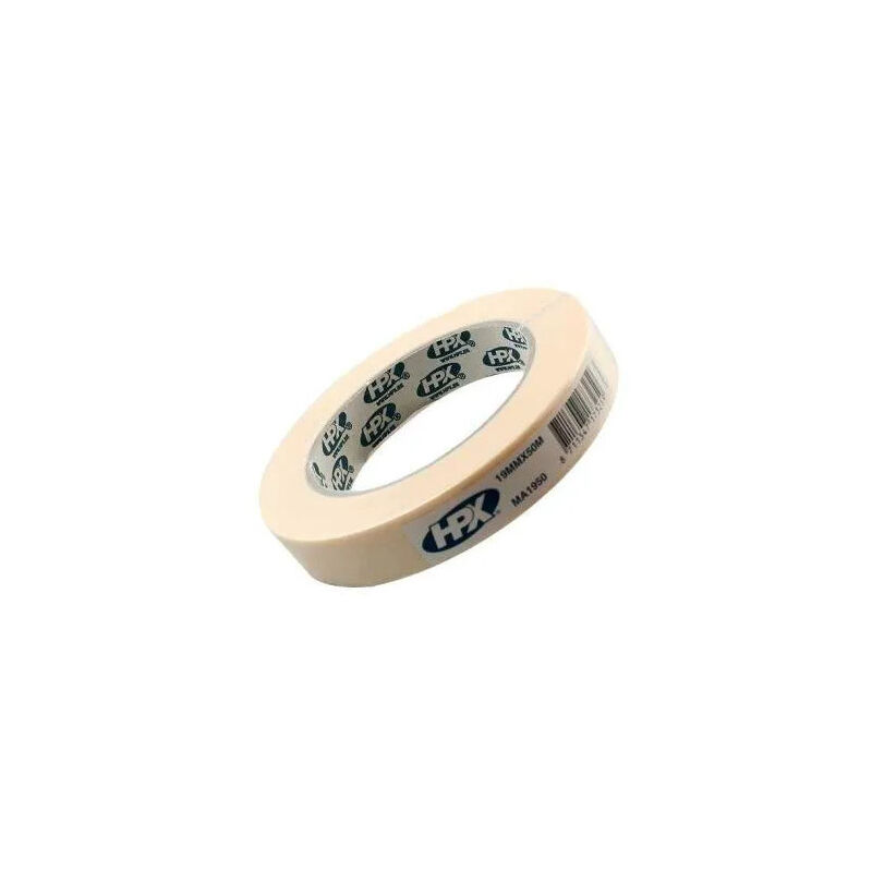 

Cinta adhesiva 60°c, blanco crema, 19mm x 50m