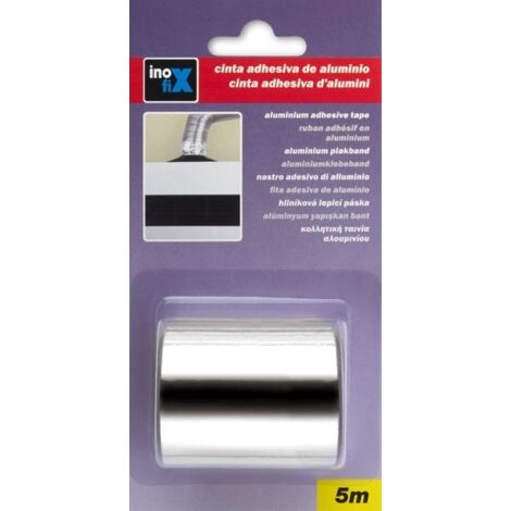 CINTA ADHESIVA ALUMINIO ESPECIAL CALOR - 5 MX50 MM