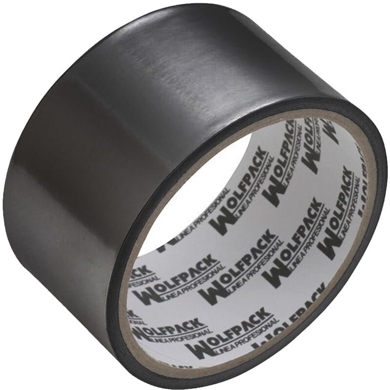 

Cinta adhesiva aluminio negro 48 mm. x 5 m. 66 micras