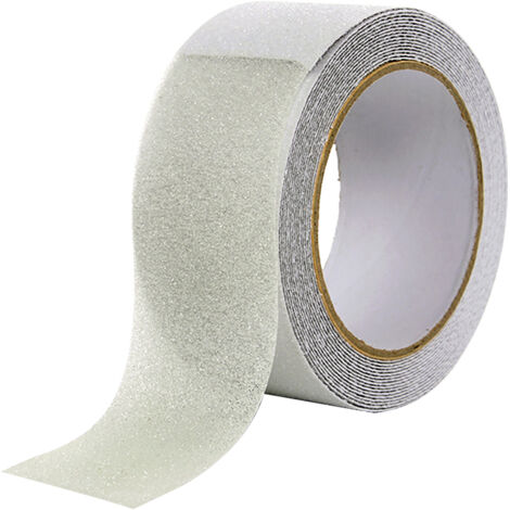 Cinta adhesiva antideslizante de alta calidad, de 5 m x 5 cm, de PEVA, negra/gris/transparente, para escaleras interiores y exteriores, para una mayor seguridad en el hogar.