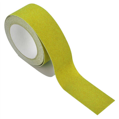 Cinta adhesiva antideslizante de PVC  5 m x 5 cm  Cinta para escaleras  Cinta de seguridad  Amarilla