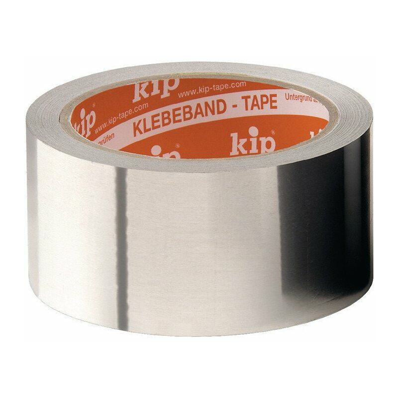 

Cinta adhesiva de aluminio 345 con revestimiento L.25m An.50mm KIP