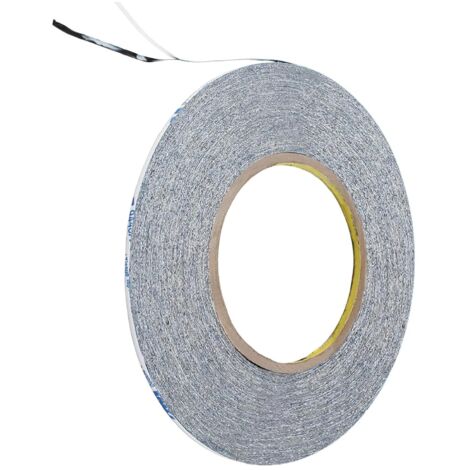 Cinta adhesiva de doble cara de 2 mm, cinta fina de doble cara, para todas las reparaciones de smartphones y tablets, proyectos de bricolaje, 1 rollo, 50 m de longitud.