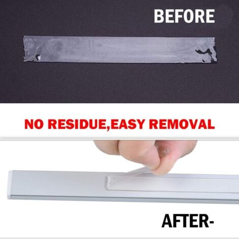 Cinta adhesiva de doble cara de espuma acrílica transparente – 3 m × 2 cm, resistente a la intemperie y al calor.