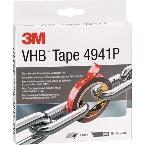 Cinta Adhesiva Estructural 3M™ VHB™ 4941P de Doble Cara 19mm x 3m19mm x 3m