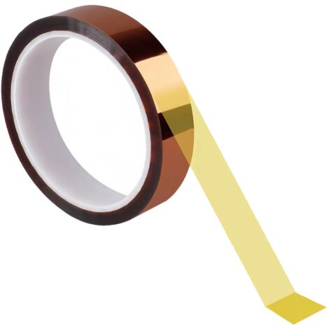 Cinta adhesiva Kapton resistente al calor para impresoras 3D 10 mm x 33 m 30,5 m