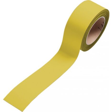 Cinta adhesiva magnética-An. 30mm. Cinta-L.10m amarillo EICHNER