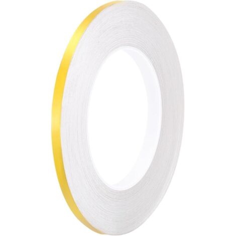 Cinta adhesiva metalizada, 0,5 cm x 50 m, para azulejos, ideal para paredes, armarios, baños, suelos, azulejos, coches y decoraciones artísticas, color dorado