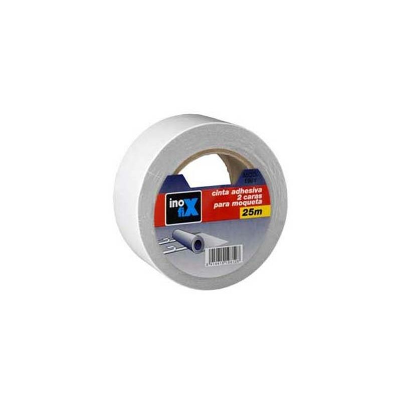 

Cinta adhesiva moqueta 50mm x25 m Blanco 1981 - Inofix