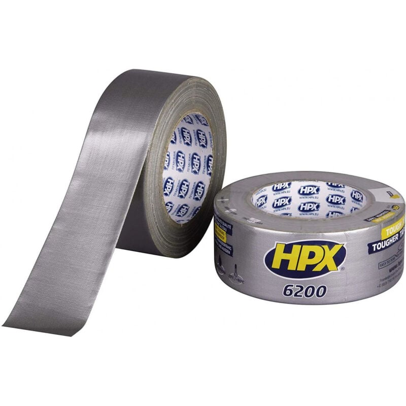 

Cinta adhesiva plateada de 48mm x 25m, Cinta de reparación HPX 6200