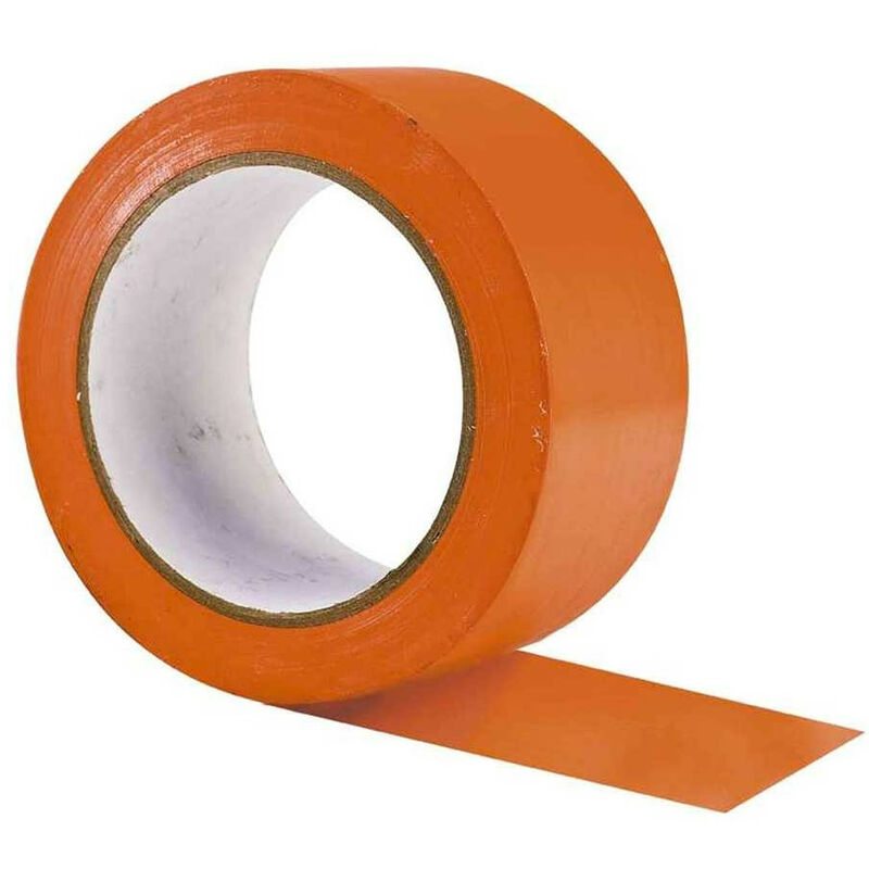 Shop-story - Cinta adhesiva polivalente de construcción, enmascaramiento y reparación - pvc naranja - 33 m x 50 mm