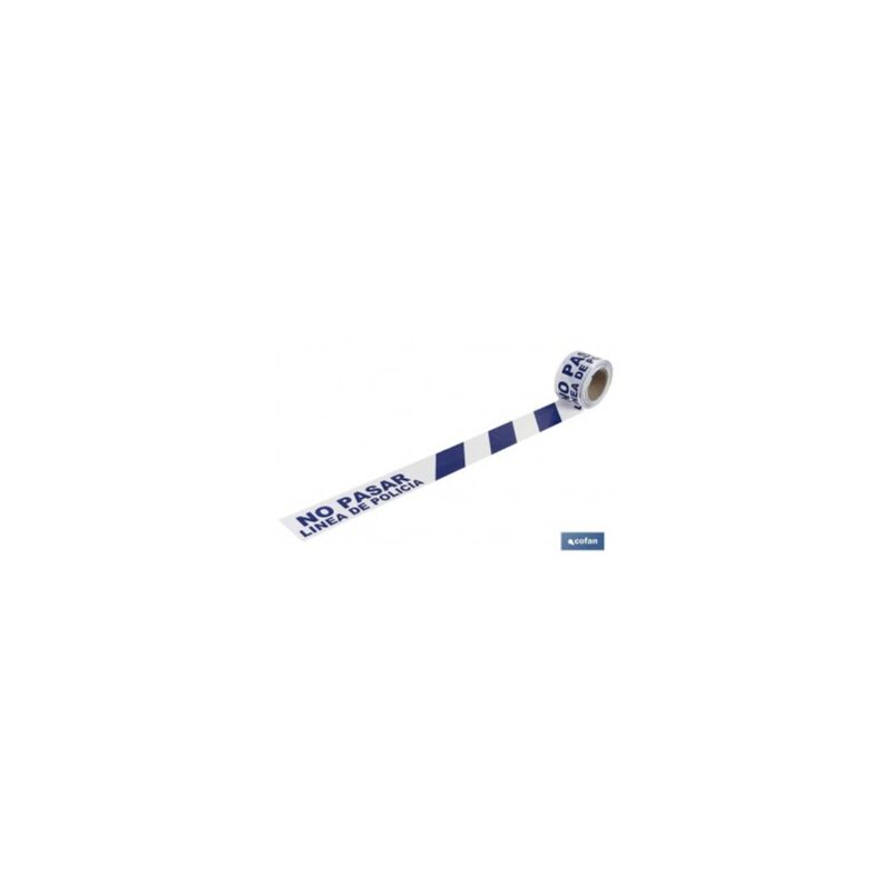 

Cinta baliz linea policia 80mmx100mts