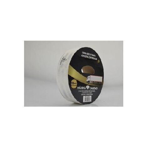 Cinta adhesiva reflectante blanca de 50 mm X 46 M SEKURECO Certificado E104