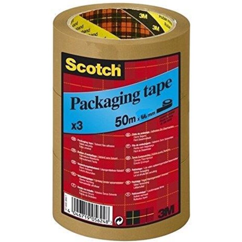 Scotch Heavy cinta adhesiva marrón havana 50 mm x 66 m