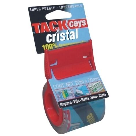 Cinta Adhesiva Tack Ceys Cristal 100% Transparente 20mx50mm