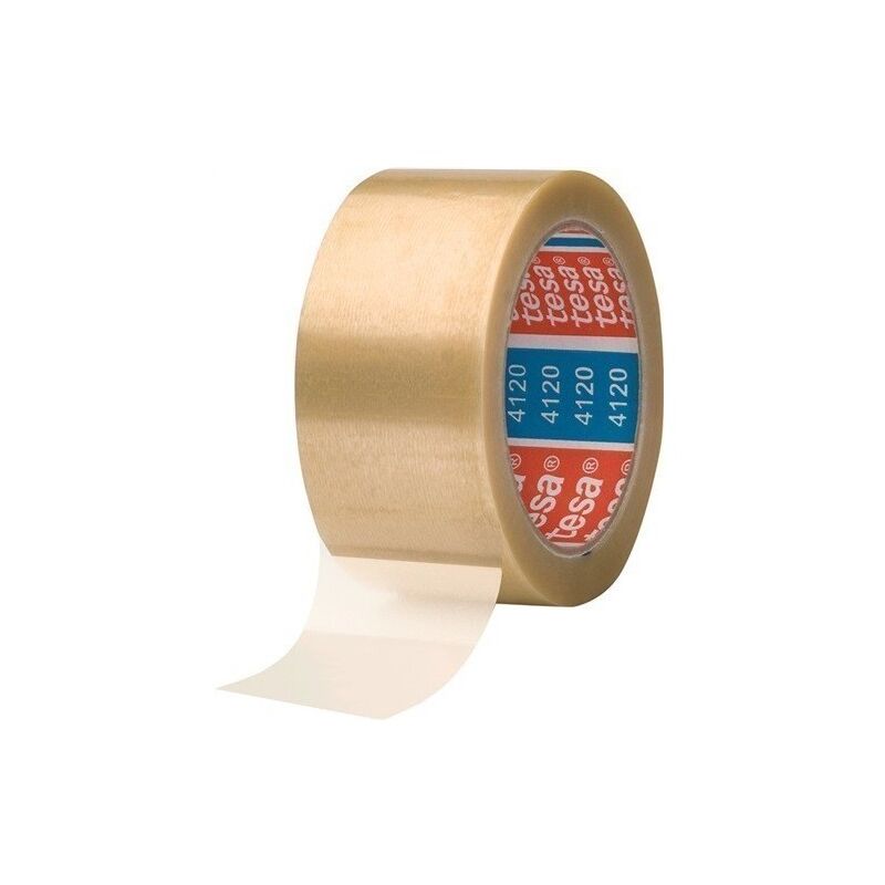

Cinta Adhesiva De Embalaje De Pvc Tesapack 4120 Incolora Lon