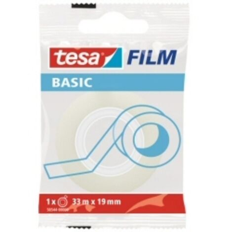 CINTA ADHESIVA TRANSLÚCIDA BASIC 19MM.X33M. TESA 58544-0000