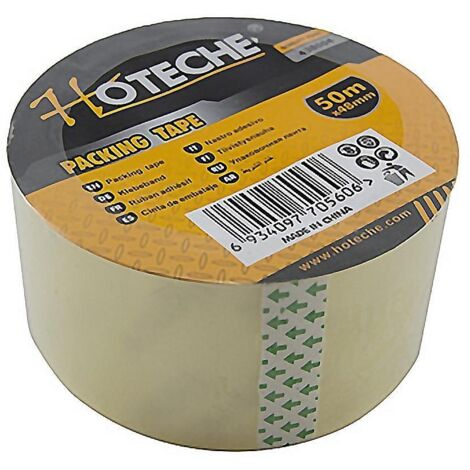 CINTA ADHESIVA TRASPARENTE 48X10mm 50MT ROLLO