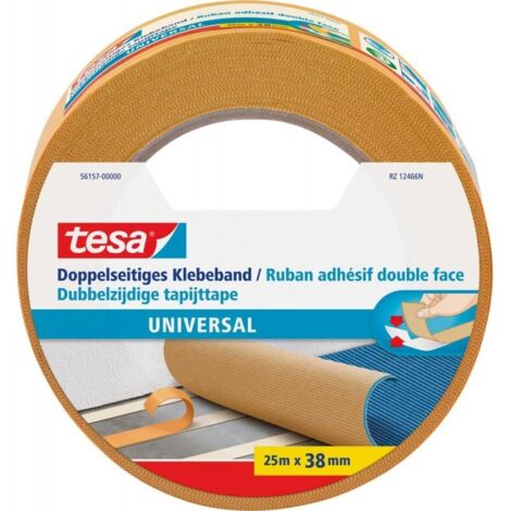 Cinta adhesivo doble cara universal 25m x 38mm Universal (por 8)