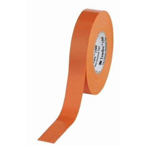 Cinta Aisl. 19Mmx20Mt Temflex™ 1500 Pvc Naranja 3M™