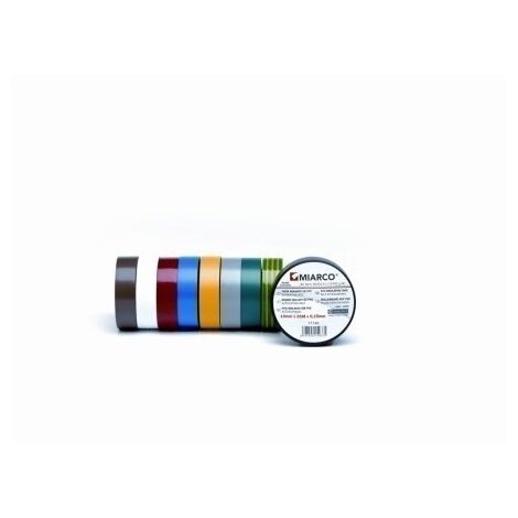 Cinta aisl. 30mt x 50mm autov. miarco pvc ne 9183