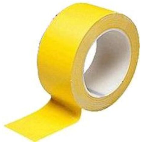 cinta aislante 10 mt x19 mm amarilla  rollo (caja 10 unidades)