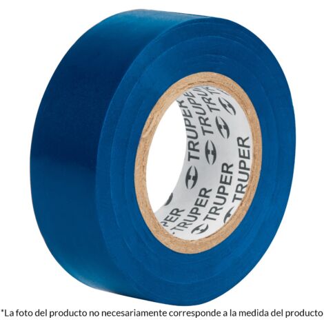 Cinta aislante - 19 mm - 18 m - Azul