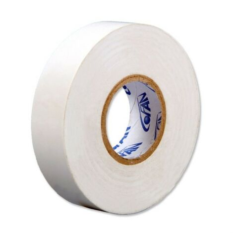 Cinta aislante 19 mm.x10 MTS BLANCA