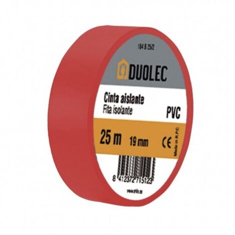 CINTA AISLANTE 19X10M ROJA 0,15MM - EHLIS