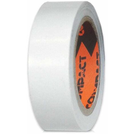 Cinta aislante compact PVC 20 mm 25 m resistente agua