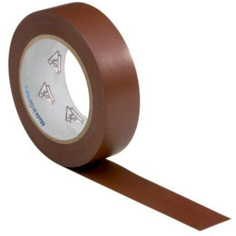 Cinta aislante de 19x0.15mm 20 M Marron