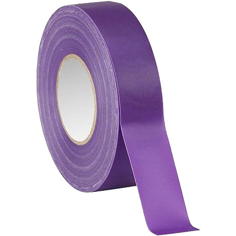 Cinta aislante de 19x0.15mm 20 M Morado