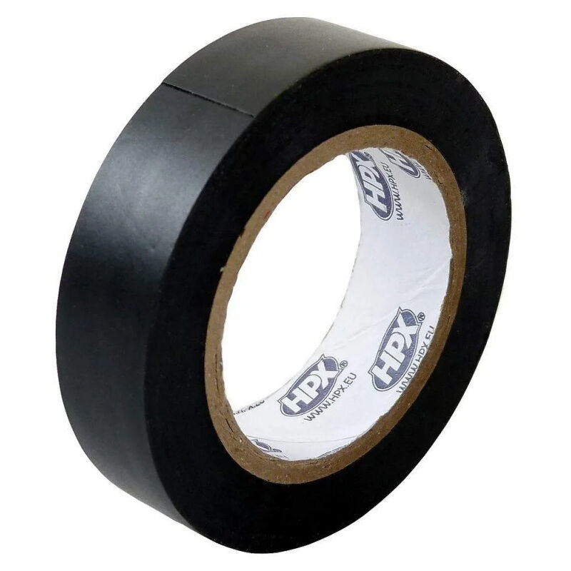 

HPX - Cinta aislante de PVC TAPE 5200, negra, 15mm x 10m
