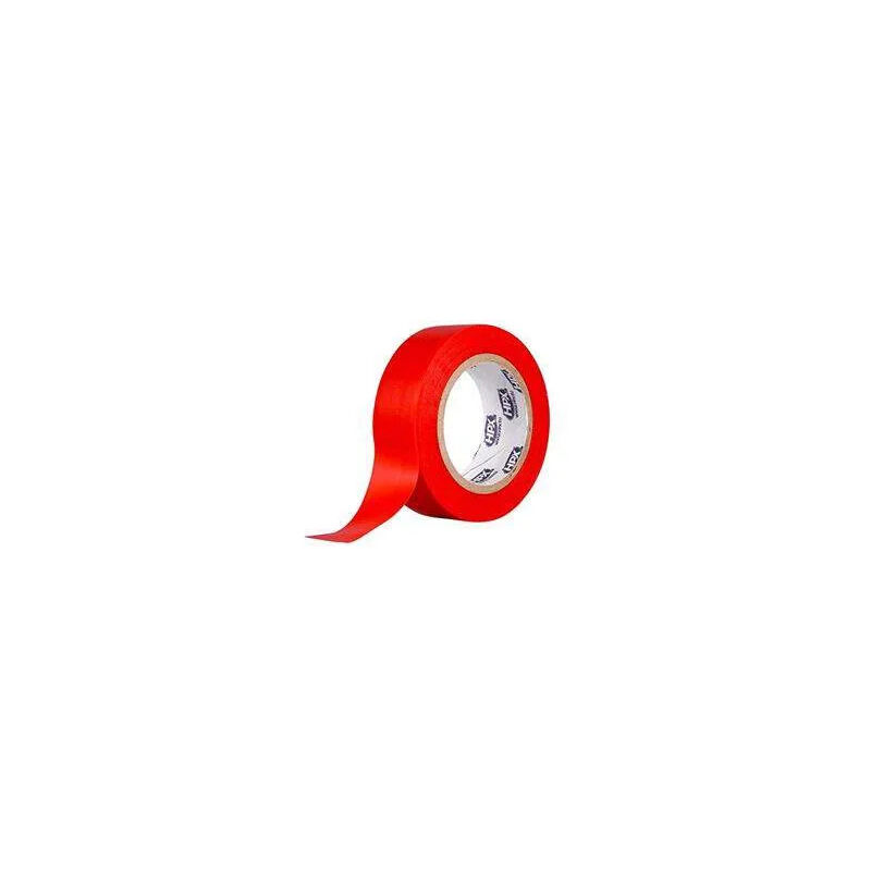 

HPX - Cinta aislante de PVC TAPE 5200, roja, 15mm x 10m