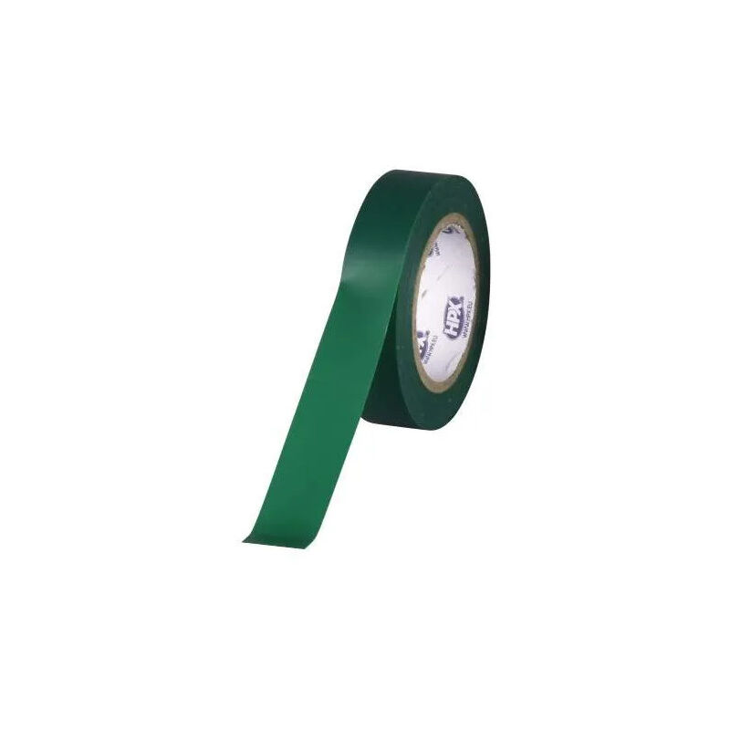 

HPX - Cinta aislante de PVC TAPE 5200, verde, 15mm x 10m
