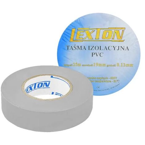 Cinta aislante LEXTON gris 25m LXSC040 SZAR