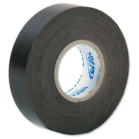 Negro Pvc Cinta Aislante De 19mm X 20mtr QTY 10 Rollos