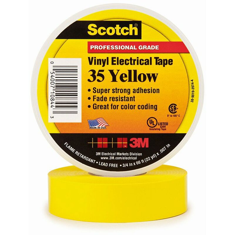 

3M - Cinta Aislante Scotch® 35 Amarillo