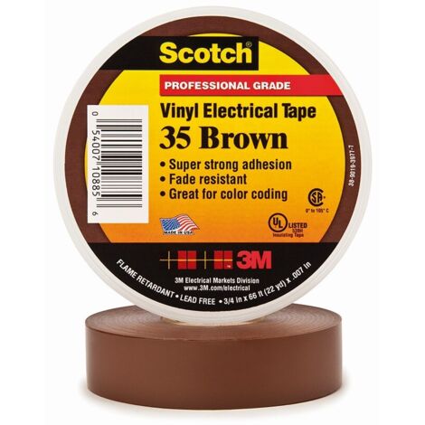 CINTA AISLANTE SCOTCH® 35 MARRON