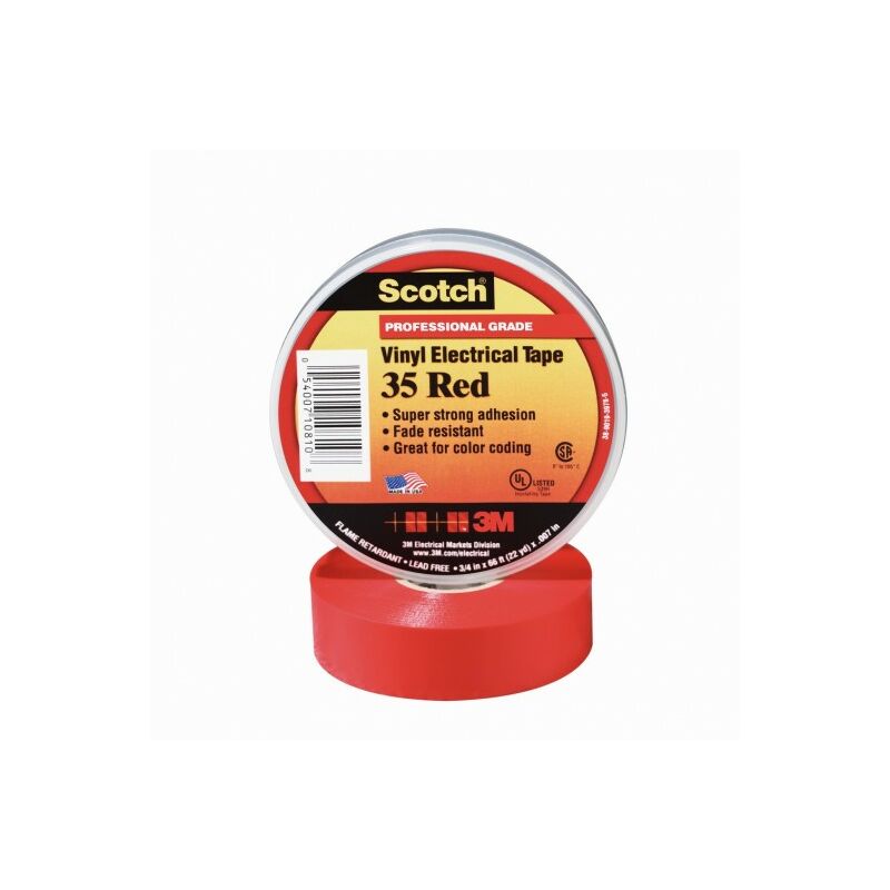 

Cinta Aislante Scotch 35 Roja