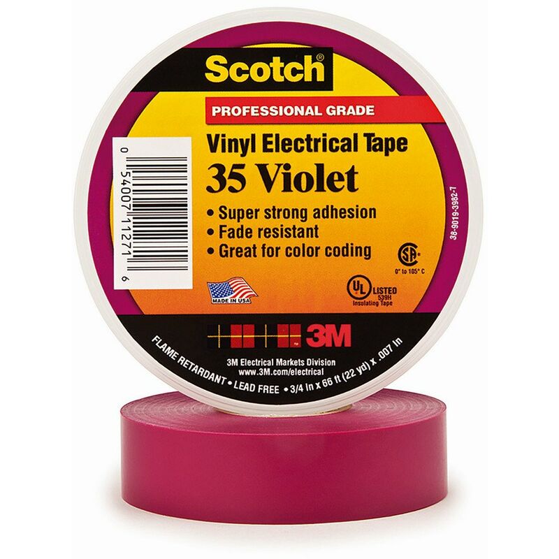 

3M - Cinta Aislante Scotch® 35 Violeta