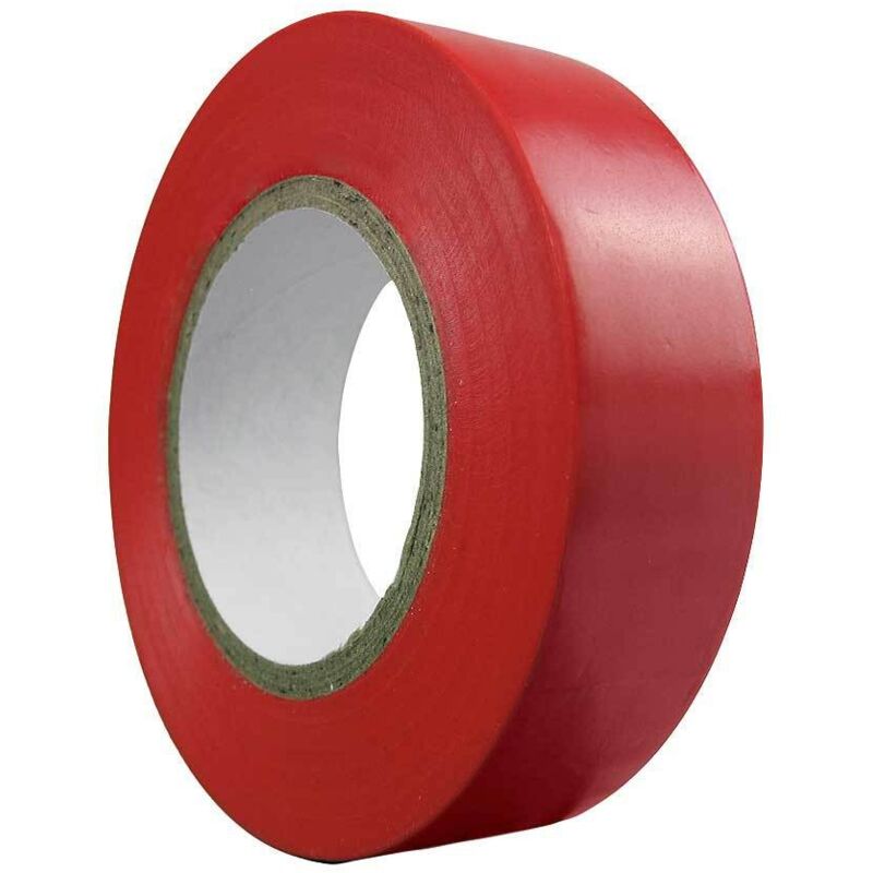 

Cinta aislante 20 m. x 19 mm. roja uso doméstico