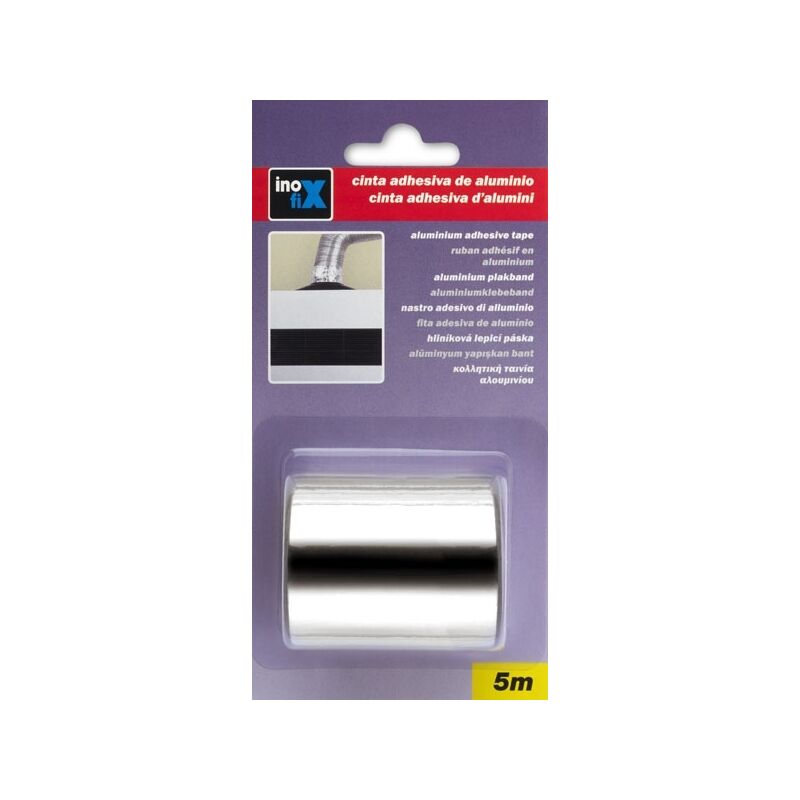 

Cinta aluminio 50mmx5 m aluminio 1986 - Inofix