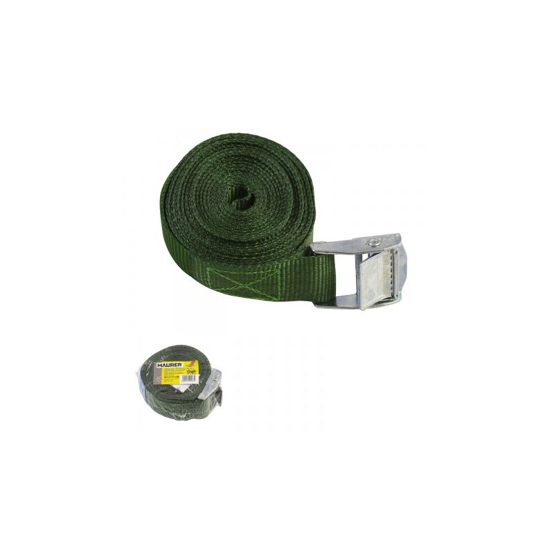 

Cinta amarre con trinquete. longitud de 4 mt x ancho 25mm. 1 unidad.