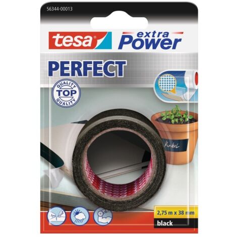 Cinta americana extra power perfect 2,75 m x 38 mm negro tes