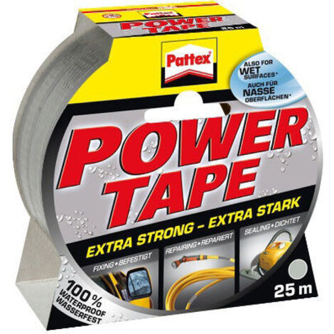 Cinta americana gris "Power Tape" - 50 mm - 25 m