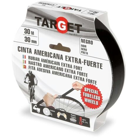 CINTA AMERICANA TARGET 30MX30MM NEGRA TARGET