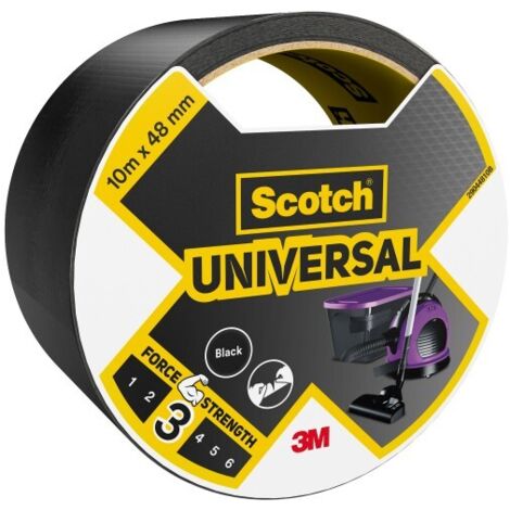 Cinta americana universal 3 10 m x 48 mm, negra