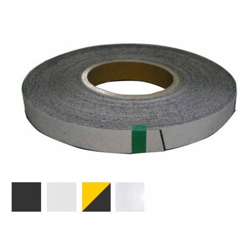 GEKO Cinta antideslizante adhesiva 25mm x 18m amarilla/negra 220/23