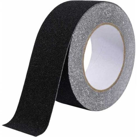 Cinta antideslizante, cinta negra, alta tensión, 1 unidad, cinta antideslizante para escaleras, 5 cm x 10 m